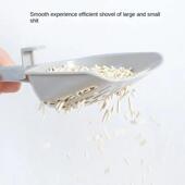 Litter Self Scoop Shovel Cat Base Plastic With