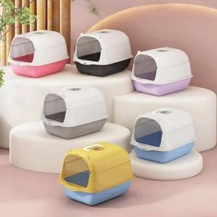 Toilet Totally Enclosed Large Box Cat Litter Detacha Pet