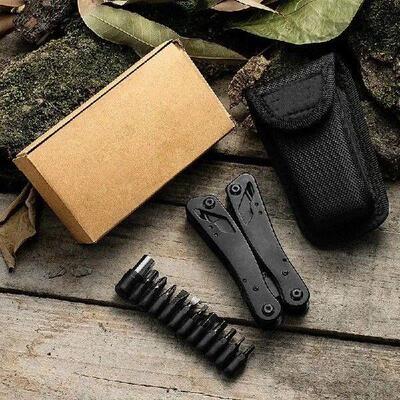 All steel combined tool pliers foldable multifunctional