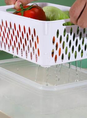 Caixa de armazenamento selada de camada dupla para geladeira