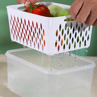 Caixa de armazenamento selada de camada dupla para geladeira