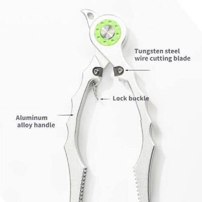 Multifunctional Fish Tool Fish Plier Aluminum Fishing Line