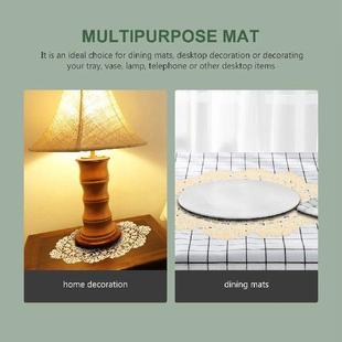 Decor Bohemian Rustic Cotton Mat Lace Table Pad Tablecloth