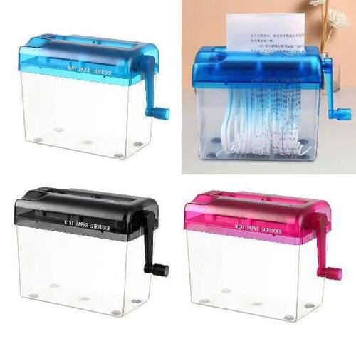 Manual Shredder Manual Paper Shredder Mini Bills Receipts