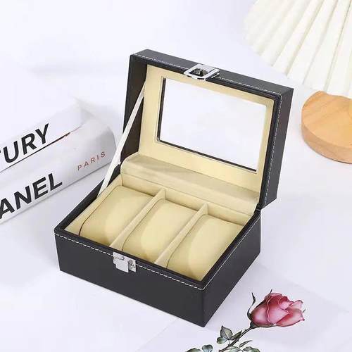 Hot Sale PU Leather Display Storage Collection Organizer wat