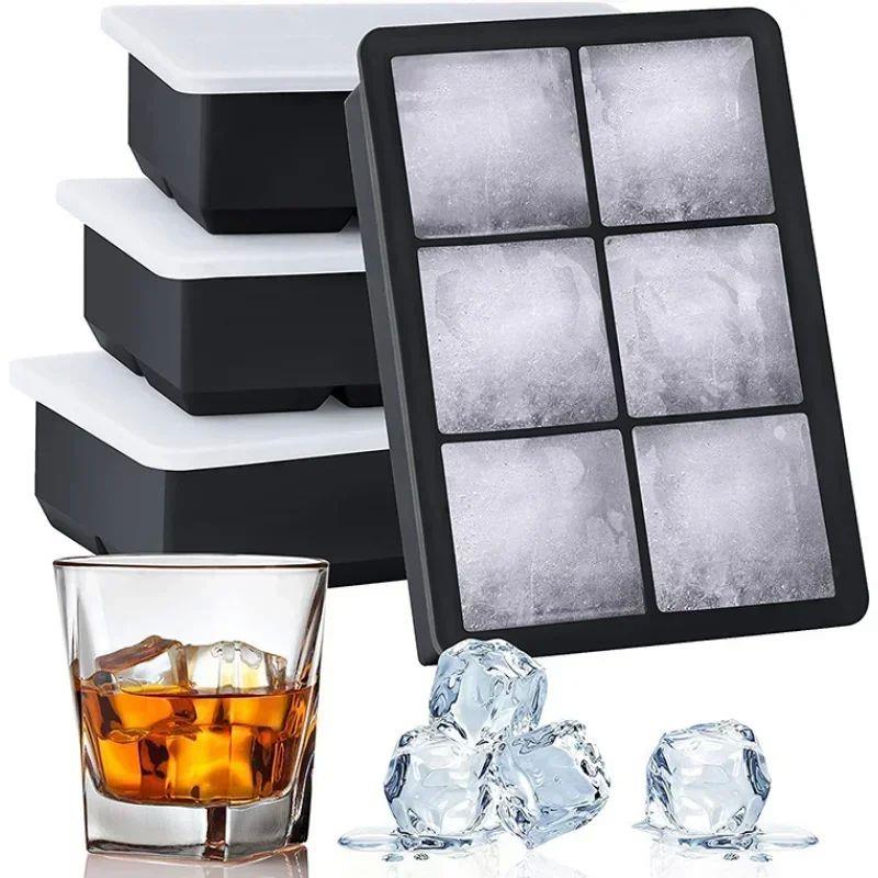 6-15 Square Ice Cube Mold Food-grade Ice Tray Mold DIY Ice B
