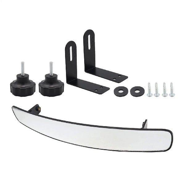 Black Golf Cart Rear View Mirror Accessories Assembly Easy