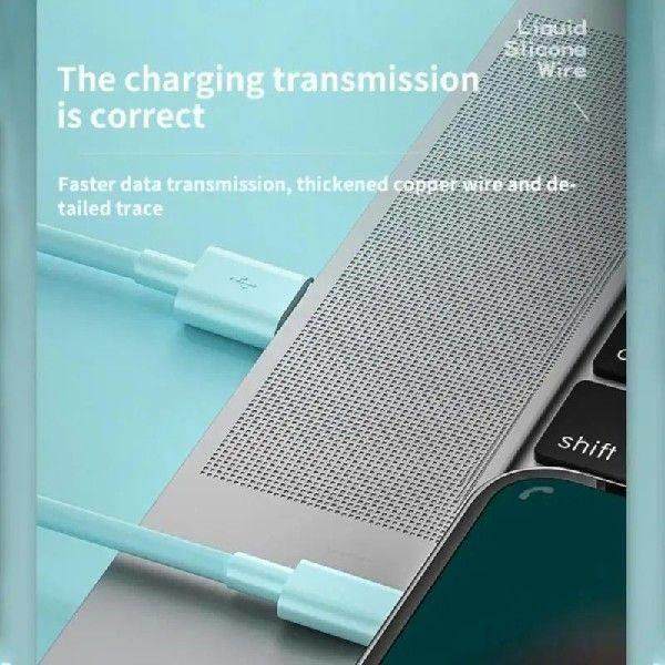 Type-c Charger Data Cable Silicone 65w 5a Mobile Phone