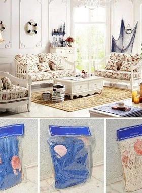 Nature Fish Net Wall Decoration with Shells Ocean Themed