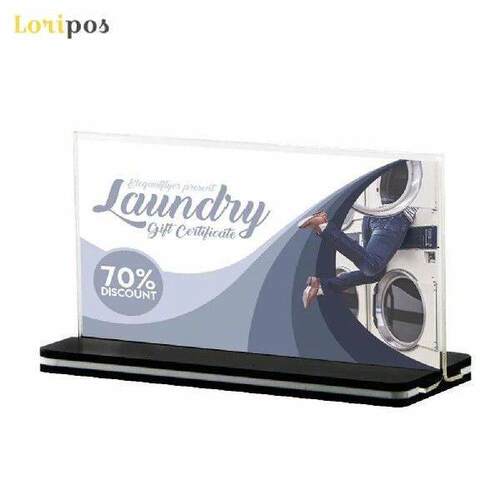 A5 Acrylic Frame 15*21cm 20pcs Acrylic Label Holder Stand