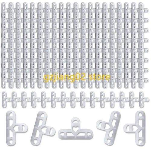 U6XB 200Pcs Multipurpose 10mm 3/8 Inch Clear Tile Spacers