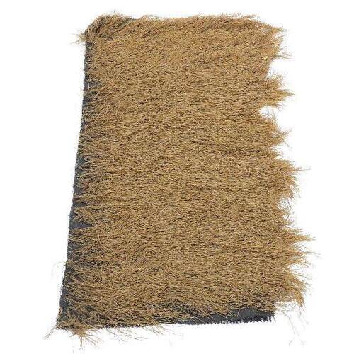 Artificial Thatch Roof Straw Rug 1x0.5m Yellow Garden Patio