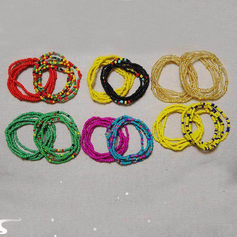 2 Pcs Sexy Summer Waist Bead Chains African Belly Beads