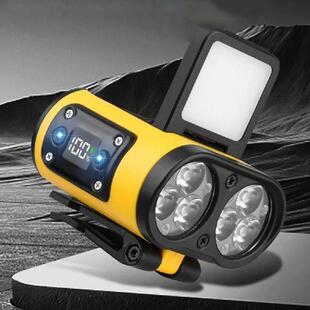 LED Head Flashlight Motion Sensor Multifunctional Headlight