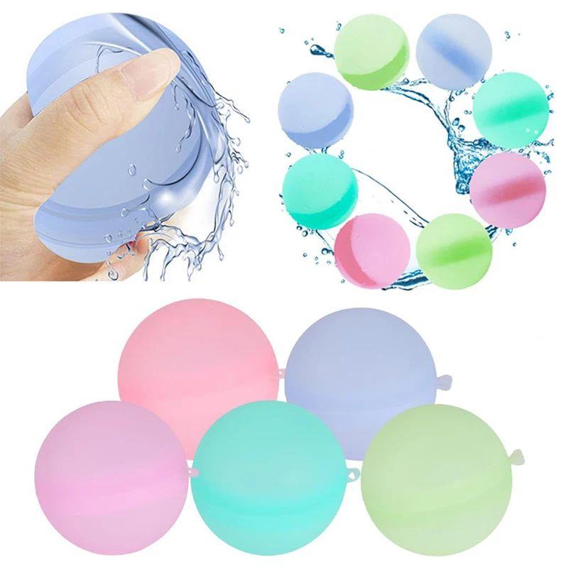 Water Balls Games Adults Kids Boys Summer Reusable Silicone