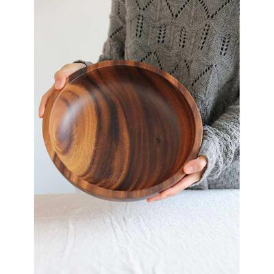 Salad Bowl Fruit Decoration Practical Wooden Household