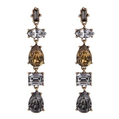Exaggerated tend Multilayer Diamond Earrings Bohemian Multil