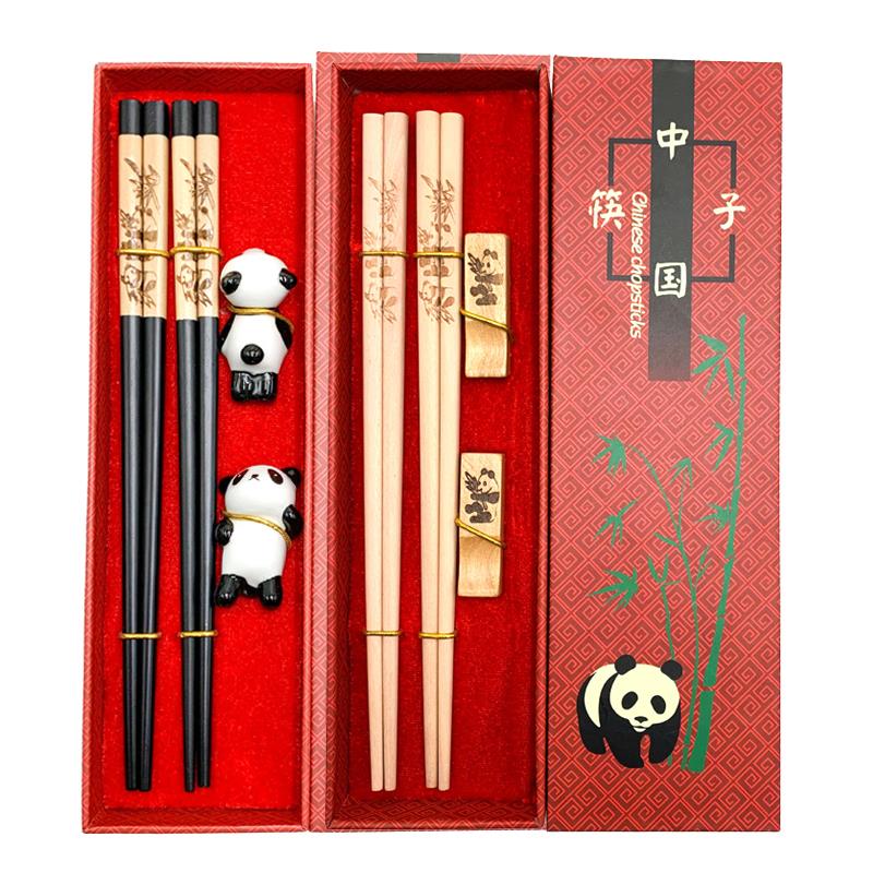New Chinese style chopsticks China panda souvenir Gift Set