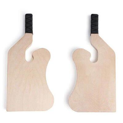 Wooden Barbell Jack with Non-Slip Handle Deadlift Jack