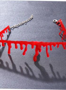 Halloween decorative horror vampire Diablo blood Necklace