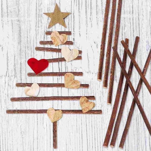 50 Pcs Dry Branches 30CM Natural Wood Sticks Craft Dried