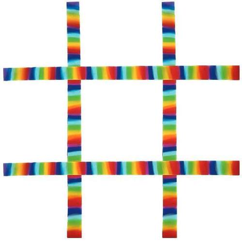 4pcs Rainbow Silicone Beach Chair Straps 30x1.8cm Towel