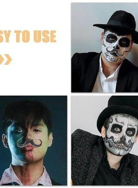 2 Pcs Fake Beard Simulation Mustache Simulated Prom