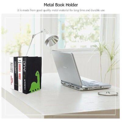 Dinosaur Metal Bookend Bookends Stopper Desktop Bookshelf
