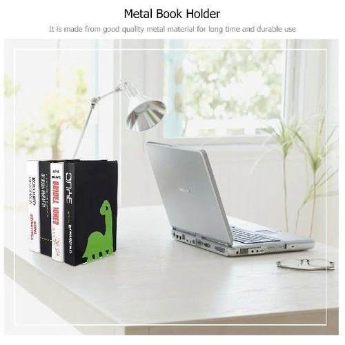 Dinosaur Metal Bookend Bookends Stopper Desktop Bookshelf
