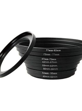 8 Pieces Stepping Down Rings Lens Adapter Filter Set