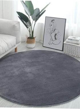 Round Fluffy Area Rug for Bedroom Soft Shaggy Carpet Circle
