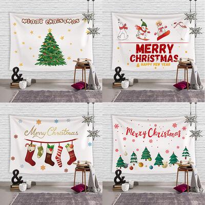 Christmas holiday background cloth tapestry wallpaper 背景布