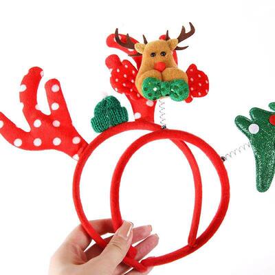 Christmas headband antler headband dress up 发箍