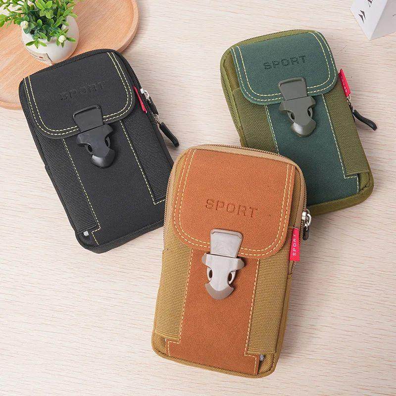 Man Belt Pouch Mobile Phone Bag for Men Phone Holster Bag Mo