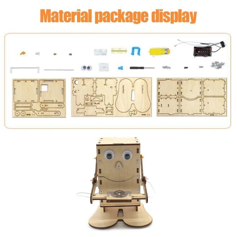 Assembly Model Robot Science Experiment Toy DIY Craft Kits S