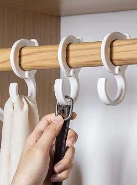 5Pcs S-Shaped Card ition Hook Ins Wind Wardrobe Closet