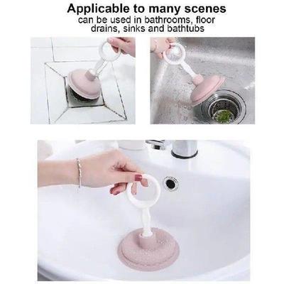 Drain Plunger Powerful Tub Plunger Mini Drain Cleaner Sink