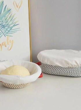 Oval/Round Bread Proofing Basket with Handle Cloth Bag