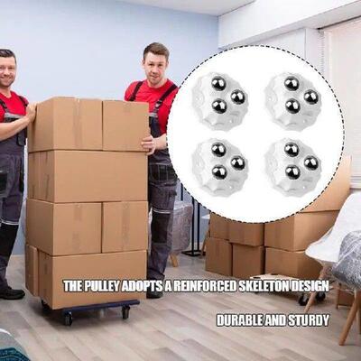 Adhesive Roller Wheels Mini Swivel Wheels 360 Rotating