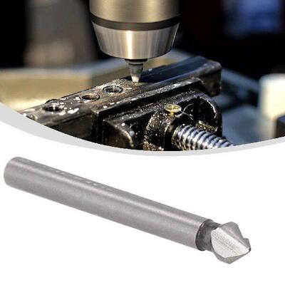 6.3-20.5MM 1pcs Rounds Shank 3 Flutes 90 Degree HSS Chamfer