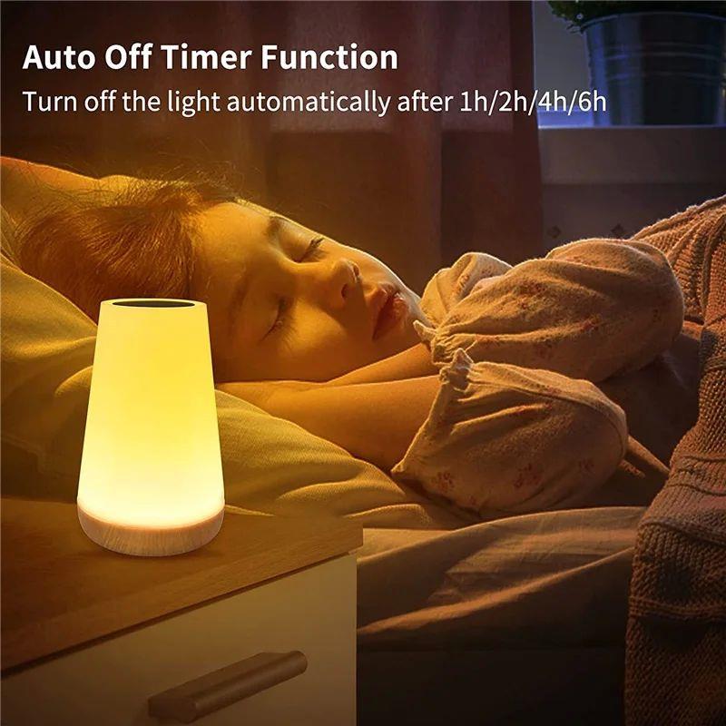 13 Color Changing Table Lamps RGB Remote Control Touch Dimma