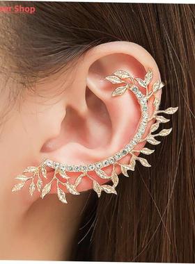 Bohemian NO Piercing Crystal Rhinestone Ear Cuff Wrap Stud C