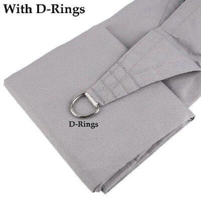 2 Types Outdoor Auti UV Rainproof Polyester Sun Shade Sails