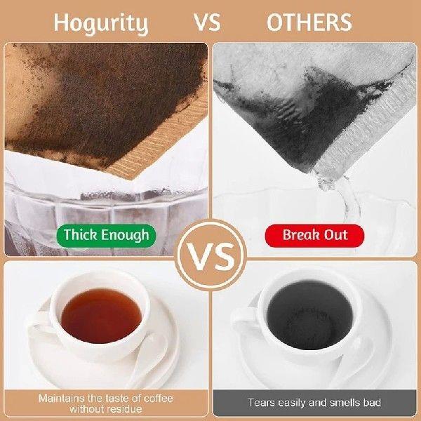 300PCS Coffee Filters 4 Disposable Coffee Filters 4 Cone