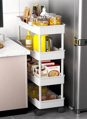 Kitchen storage rack bathroom Shelf Trolley iron shelves