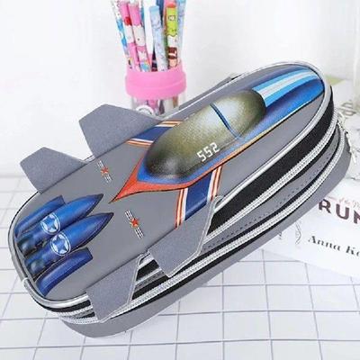 3D Pencil case Aircraft Pencil Storage Bag Large Capacity