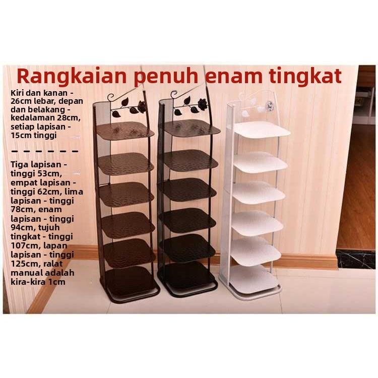 Shoe rack folding household mini dormitory shoes cabinet