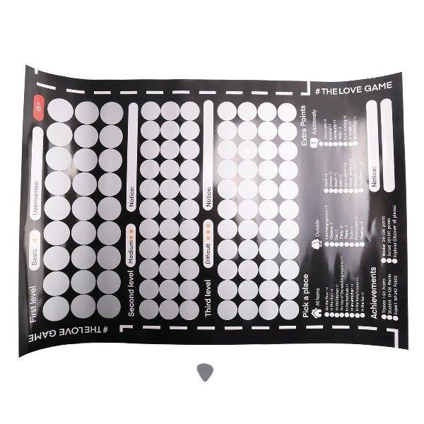 The Love Game Scratch Off ter Game for Couples