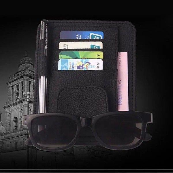 Car Sun Visor Organizer Auto Clip On Certificate Holder