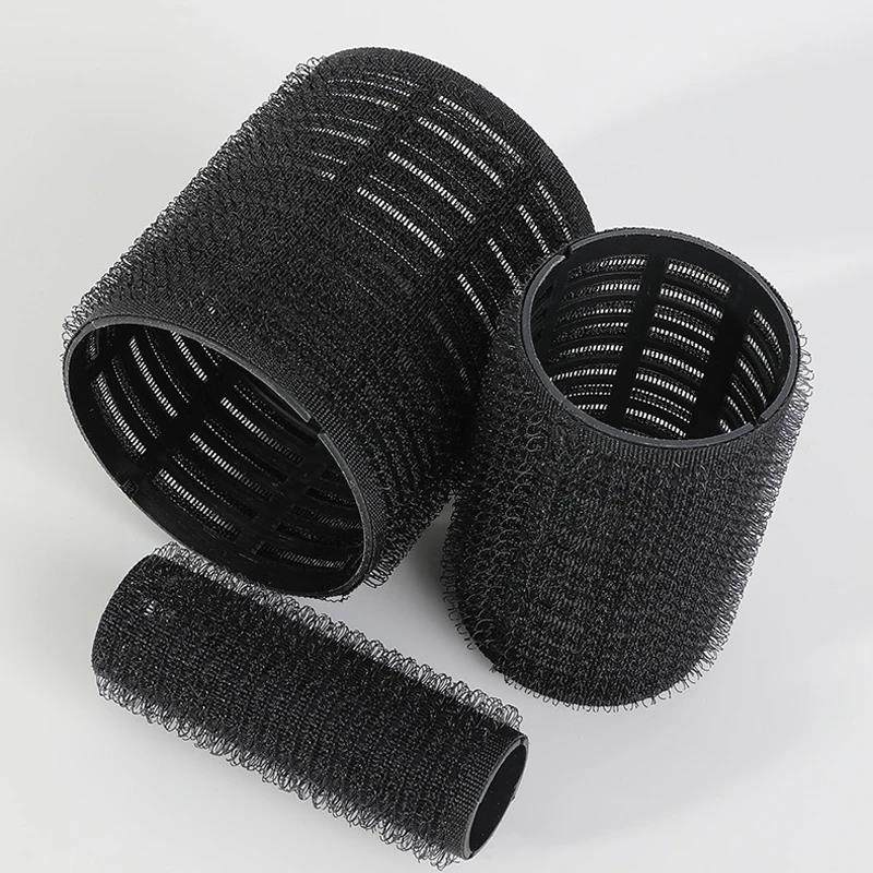 13pcs Black Self Grip Hair Rollers No Heat Hair Curlers Heat